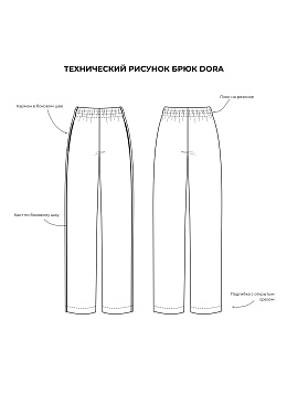 Брюки пижамные Дора