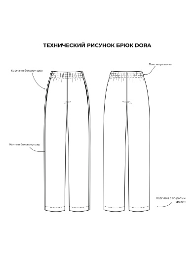 Брюки пижамные Дора